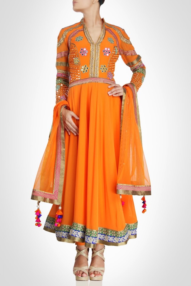 Beautiful-Bridal-Wedding-Lehanga-Choli-Saree-Anarkali-Churidar-New-Fashion-Dress-by-Designer-Surily-Goel-11