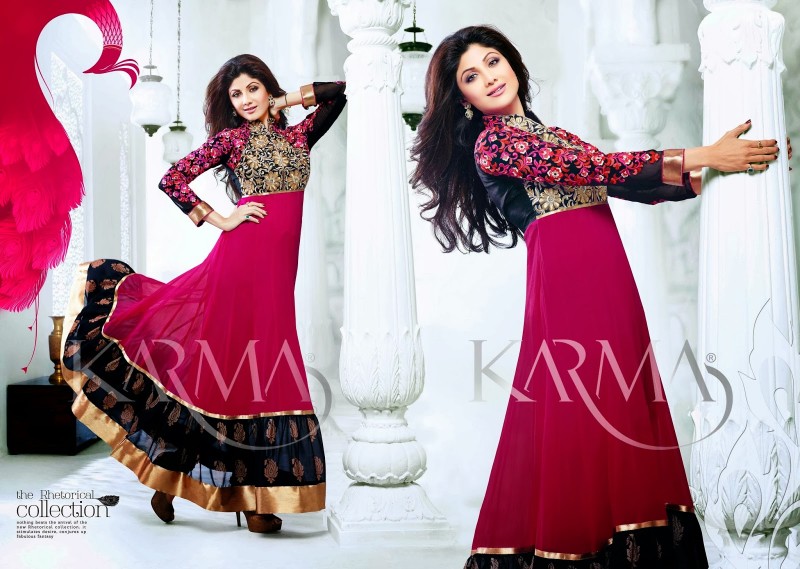 Shilpa-Shetty-Bollywood-Indian-Wear-Ankle-Length-Fancy-Anarkali-Frock-New-Fashion-Dress-2
