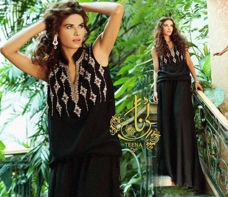 Womens-Girl-New-Fashion-Summer-Spring-Casual-Formal-Party-Wear-Suits-Teena-by-Hina-Butt-1