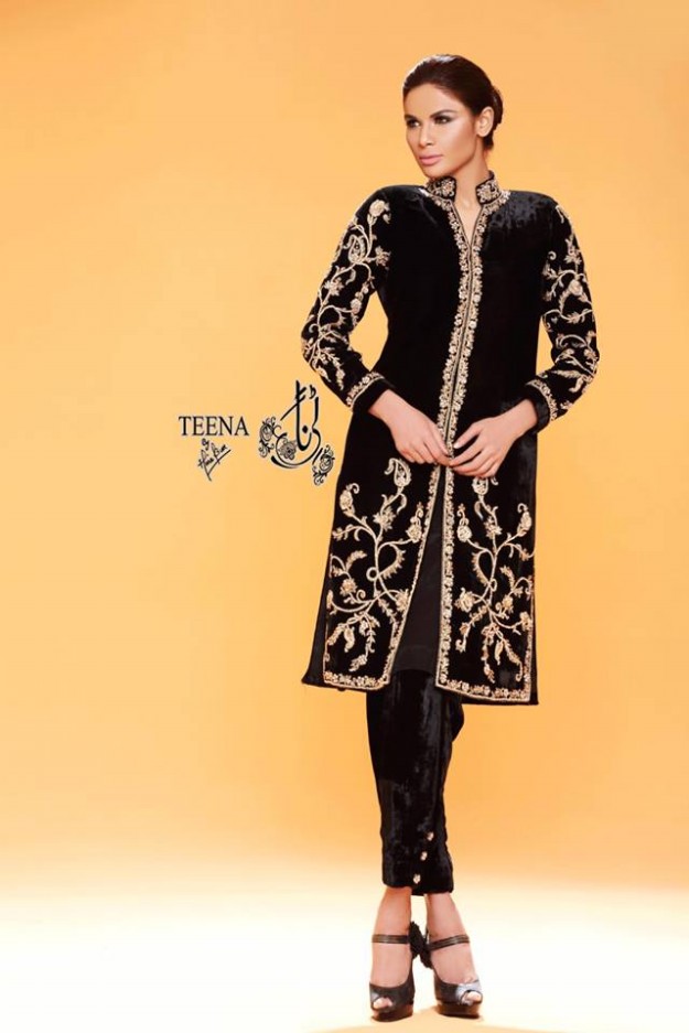 Womens-Girl-New-Fashion-Summer-Spring-Casual-Formal-Party-Wear-Suits-Teena-by-Hina-Butt-9