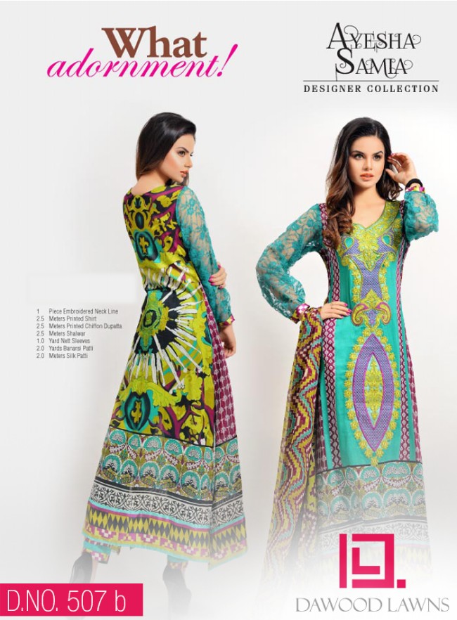 Womens-Girl-Wear-Beautiful-New-Fashion-Embroidered-Suits-by-Dawood-Lawn-Dress-10