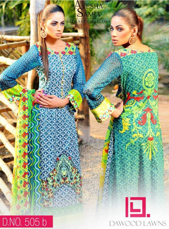 Womens-Girl-Wear-Beautiful-New-Fashion-Embroidered-Suits-by-Dawood-Lawn-Dress-15