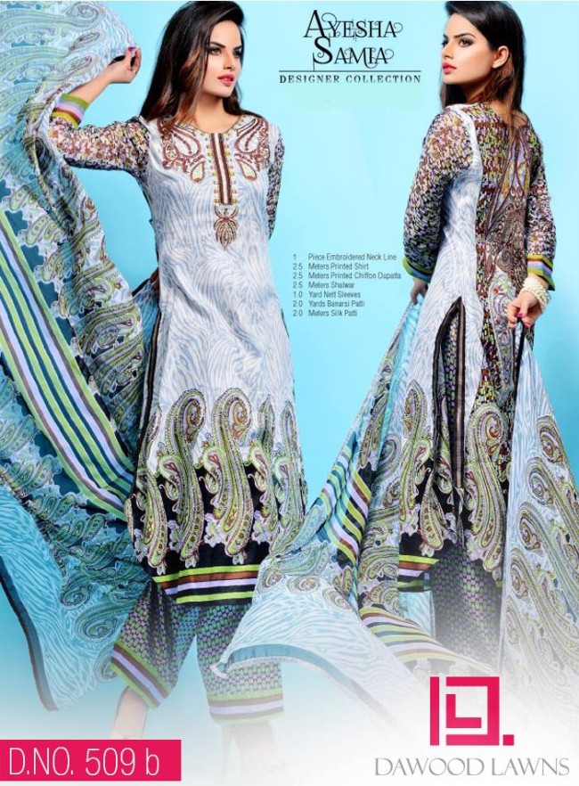 Womens-Girl-Wear-Beautiful-New-Fashion-Embroidered-Suits-by-Dawood-Lawn-Dress-19