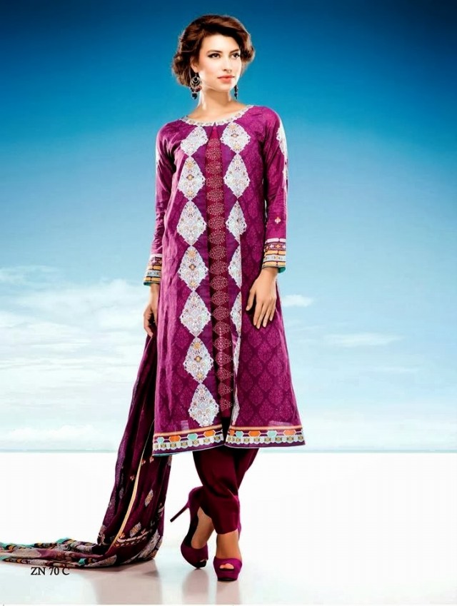 Womens-Girl-Wear-Beautiful-Zari-Net-Fancifull-New-Fashion-Lawn-Dress-by-Five-Star-Textile-1