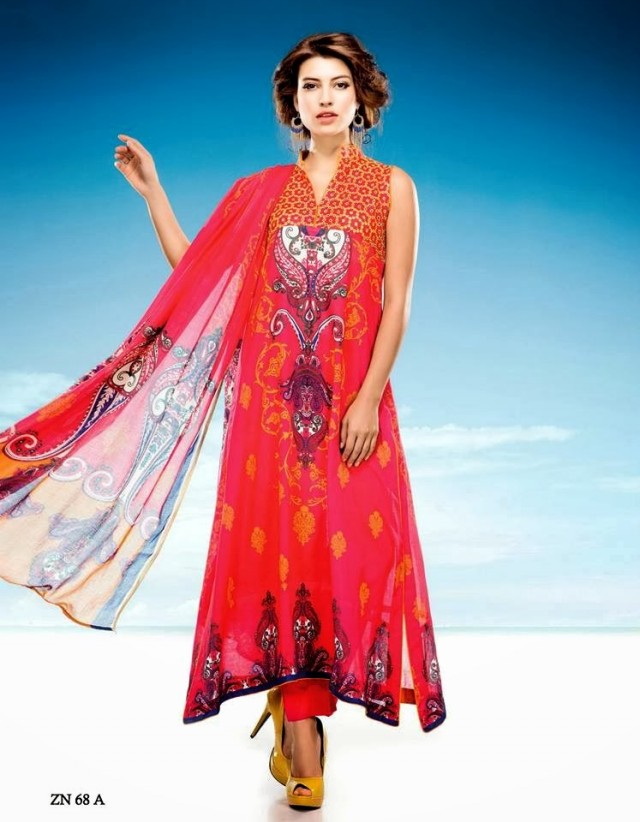 Womens-Girl-Wear-Beautiful-Zari-Net-Fancifull-New-Fashion-Lawn-Dress-by-Five-Star-Textile-2