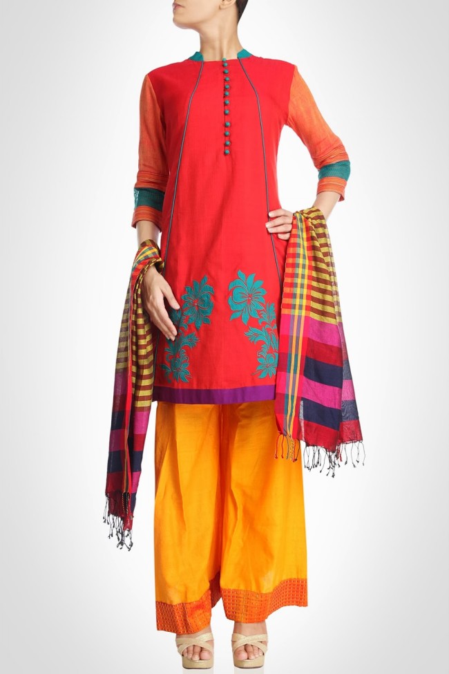 Anarkali-Churidar-Shalwar-Kamiz-New-Fashion-Style-Frock-Suits-by-Designer-Debashri-Samanta-9