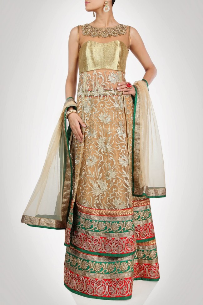 Indian-Fashion-Wedding-Bridal-Wear-Anarkali-Lehnga-Choli-Dress-by-Designer-Vandana-Sethi-5