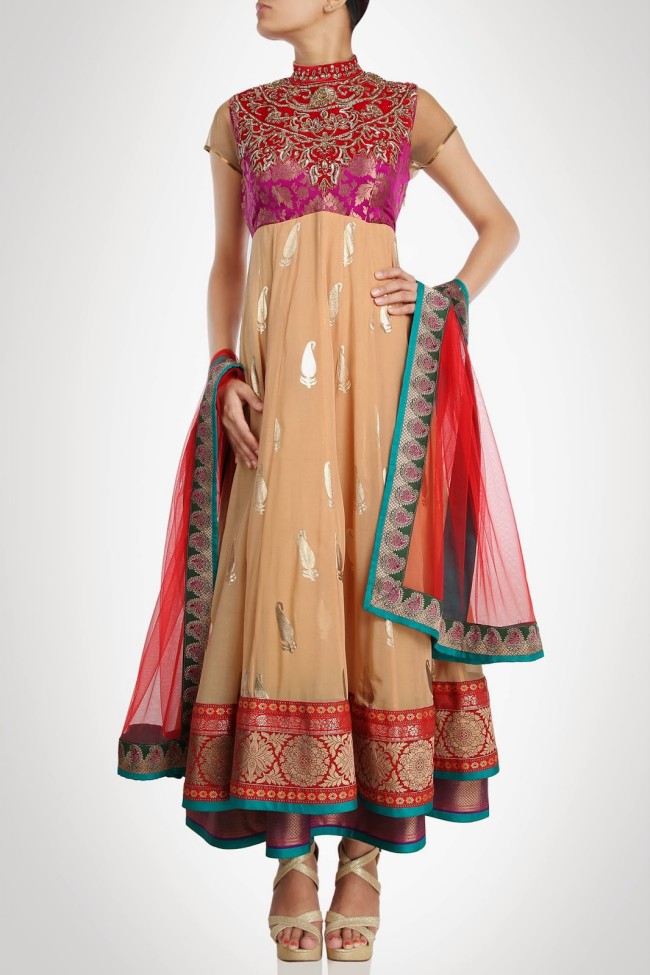 Indian-Fashion-Wedding-Bridal-Wear-Anarkali-Lehnga-Choli-Dress-by-Designer-Vandana-Sethi-8