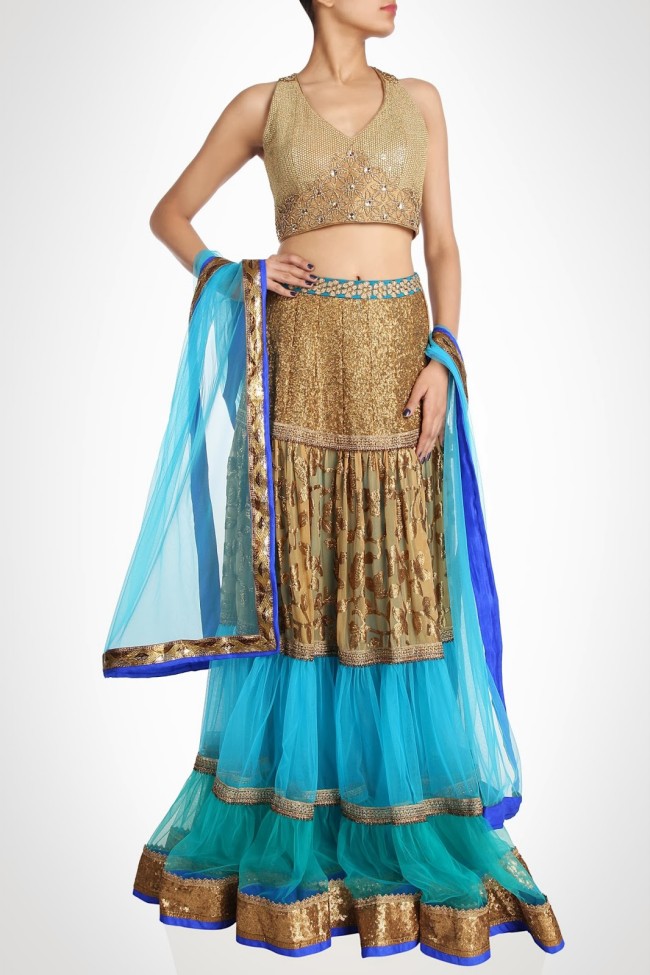 Indian-Fashion-Wedding-Bridal-Wear-Anarkali-Lehnga-Choli-Dress-by-Designer-Vandana-Sethi-9