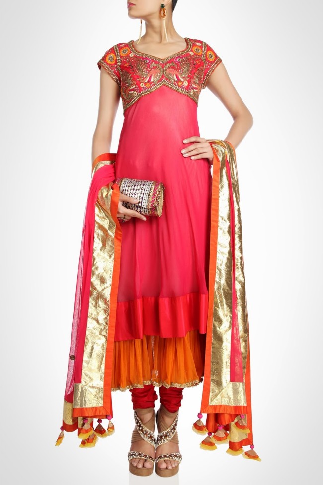 Womens-Girls-Wear-Beautiful-Embroidered-Kurti-Kurta-New-Fashion-Dress-by-Designer-Karieshma-Sarnaa-9