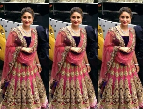 Bollywood-Indian-Celebrity-Kareena-Kapoor-in-Designers-Beautiful-Outfit-Dress-