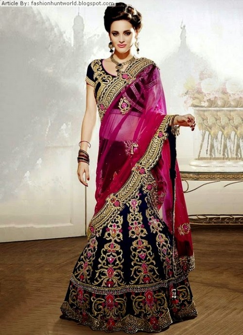 Bridal-Wedding-Lehengas-Choli-And-Sarees-Sari-Latest-Fashion-for-Girls-Womens-13