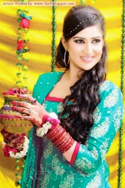 Wedding-Bridal-Hair-Cuts-Style-New-Latest-Fashion-for-Mehndi-Party-Function-10