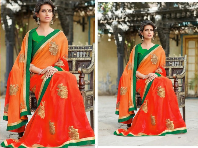 Womens-Girls-Wear-Indian-Festive-Stylish-Classy-Sari-New-Fashion-Blouse-Sarees-