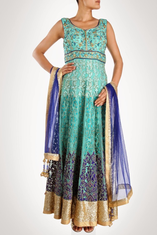 Anarkali Fancy Frocks Elegant Delightful and Royal Splendid Bridal-Wedding Suits Fashion-10