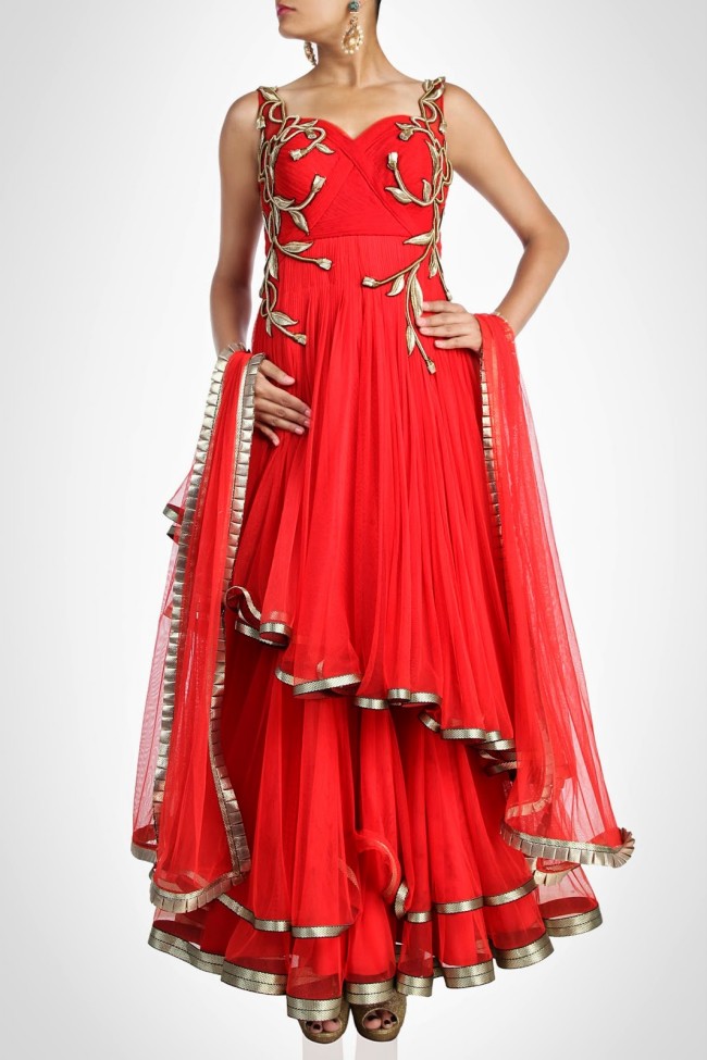 Anarkali Fancy Frocks Elegant Delightful and Royal Splendid Bridal-Wedding Suits Fashion-11