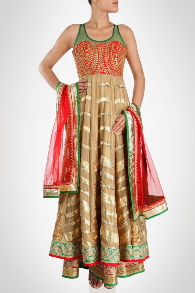 Anarkali Fancy Frocks Elegant Delightful and Royal Splendid Bridal-Wedding Suits Fashion-6