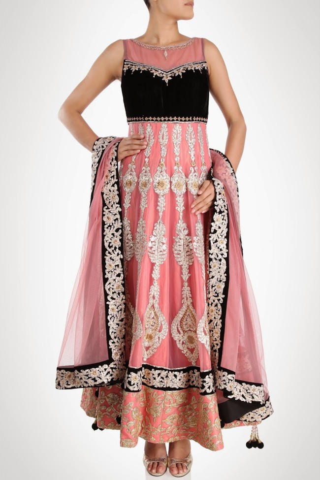Anarkali Fancy Frocks Elegant Delightful and Royal Splendid Bridal-Wedding Suits Fashion-9