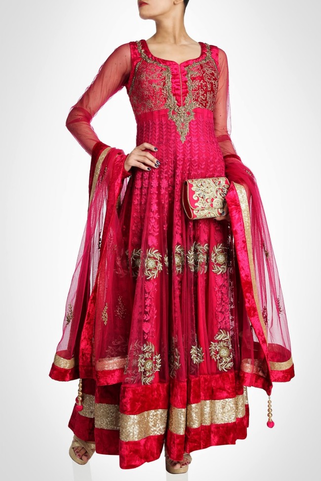 Anarkali Fancy Frocks Elegant Delightful and Royal Splendid Bridal-Wedding Suits Fashion-