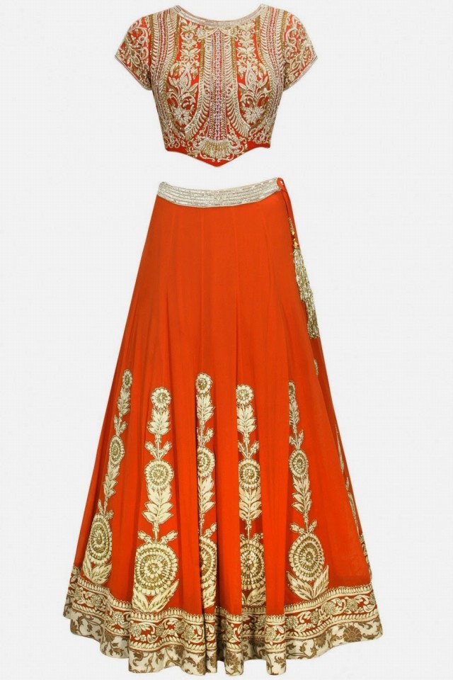 New Fashion Dress Designer Divani Beautiful Bridal-Wedding Wear Crafted Lehanga-Sharara Designs-7