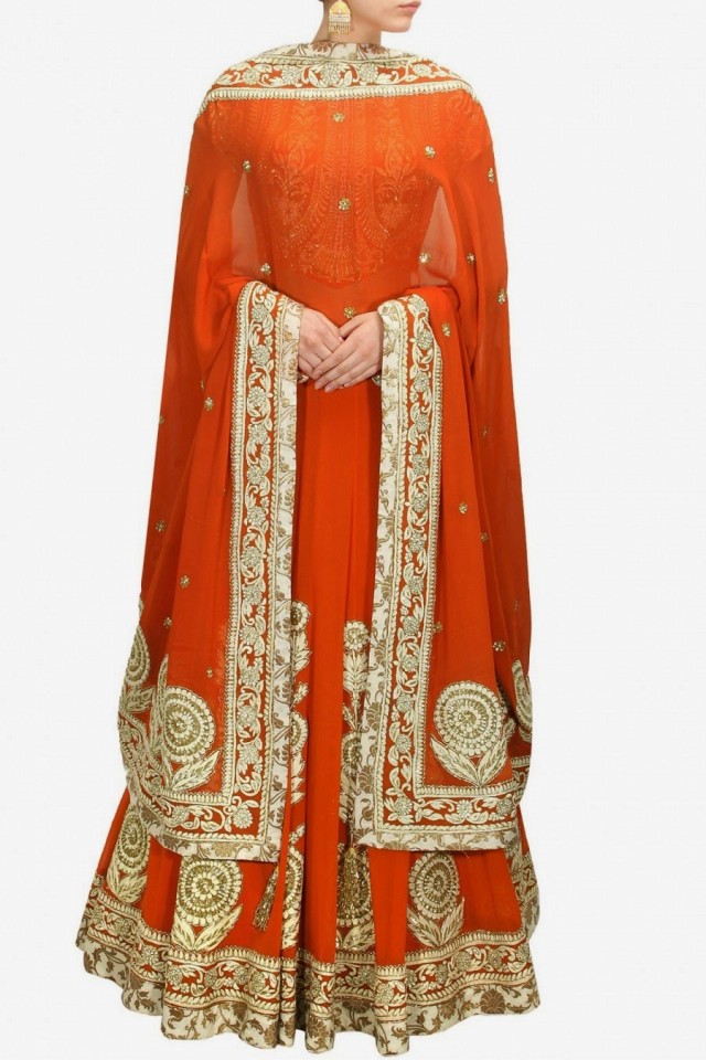 New Fashion Dress Designer Divani Beautiful Bridal-Wedding Wear Crafted Lehanga-Sharara Designs-8