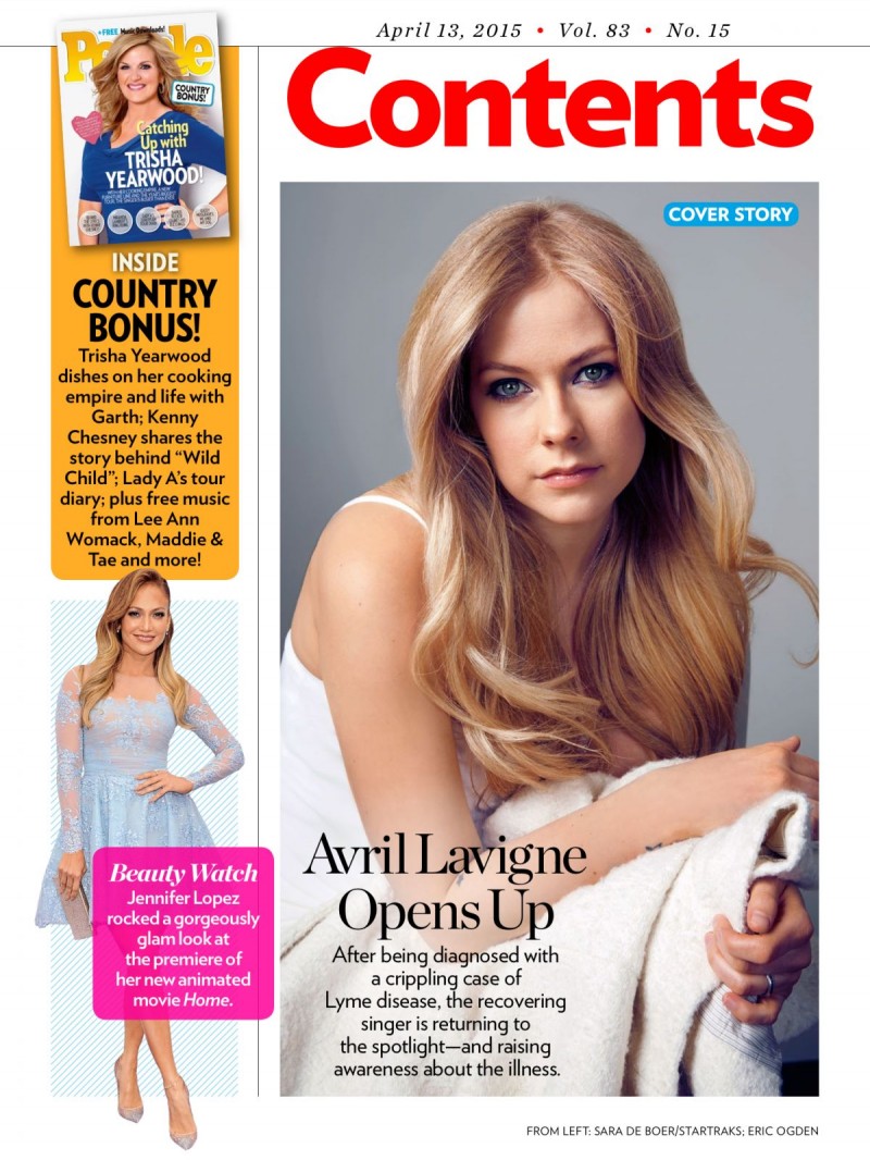 Avril Lavigne in People Magazine April 2015 Issue HD Wallpapers-