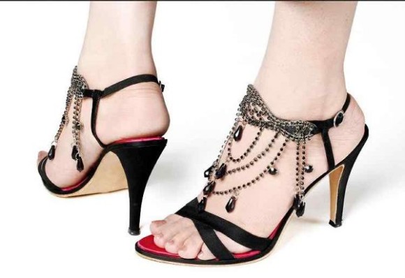 Beautiful Girls High Heels Fashionable Footwear-Shoes For Wedding-Bridal-Night-Evening Party-5