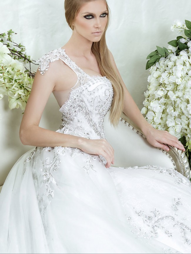 Dar Sara New Fashion Design Western Bridal-Wedding Gowns Suits for Brides-2