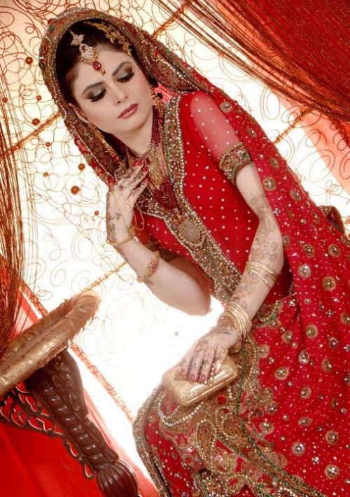 New Fashion Latest Heavy Embroidered Wedding-Bridal Wear Dresses for Dulhan-Brides-10
