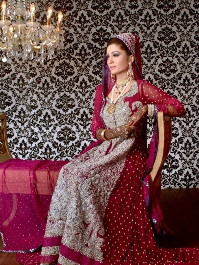 New Fashion Latest Heavy Embroidered Wedding-Bridal Wear Dresses for Dulhan-Brides-4