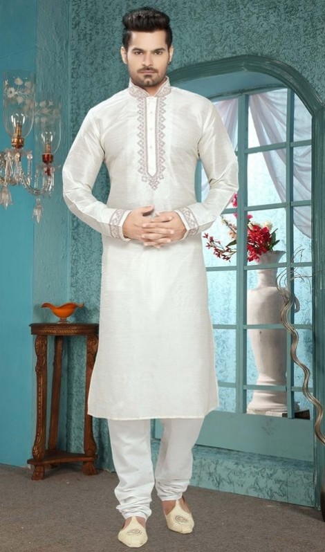 Fancy Men’s Wear Embroidered Kurta-Pajama-Shalwar-Kameez Design by Kaneesha-2