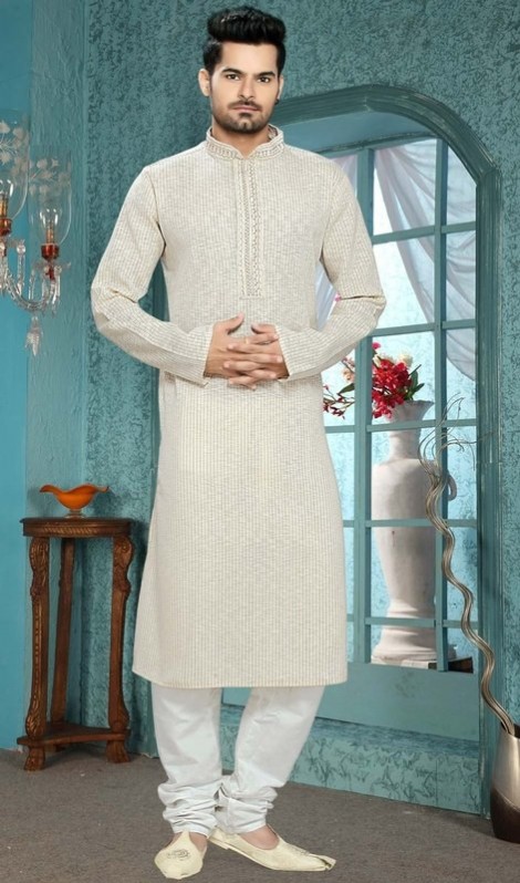 Fancy Men’s Wear Embroidered Kurta-Pajama-Shalwar-Kameez Design by Kaneesha-4