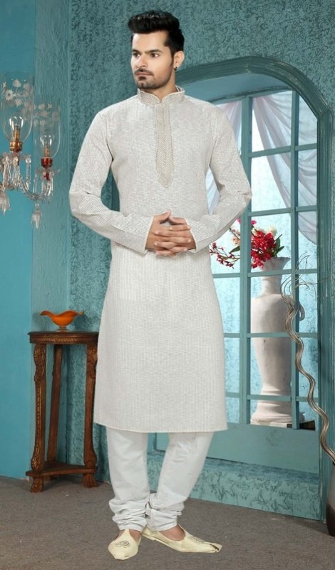 Fancy Men’s Wear Embroidered Kurta-Pajama-Shalwar-Kameez Design by Kaneesha-6