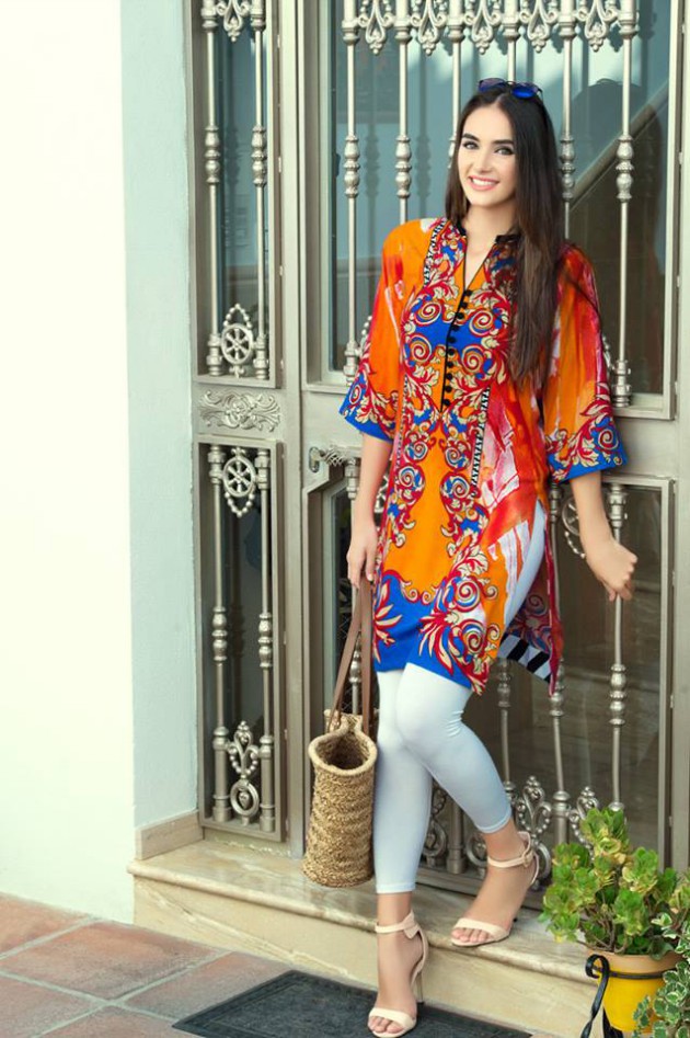 Gul Ahmed New Fashionable Stylish Winter Wear Dress for Girls-Women-6