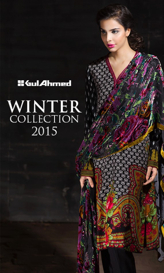 Gul Ahmed New Fashionable Stylish Winter Wear Dress for Girls-Women-