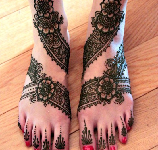 New Wedding-Bridal Latest Mehndi Designs for Hands and Feet Pictures-Images-7