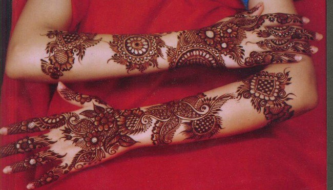 New Wedding-Bridal Latest Mehndi Designs for Hands and Feet Pictures-Images-