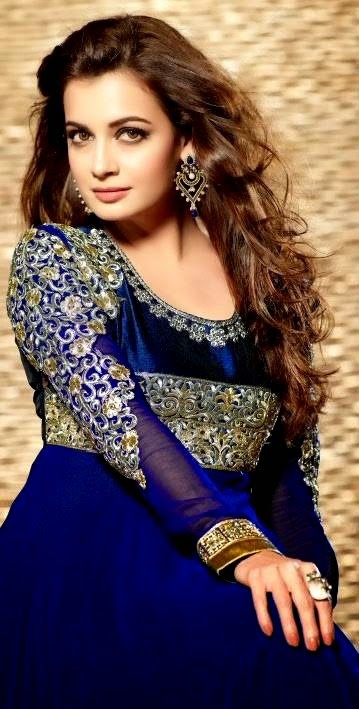 Bollywood-Indian Famous Actress Dia Mirza Stylish Suits by Brides-Galleria-6