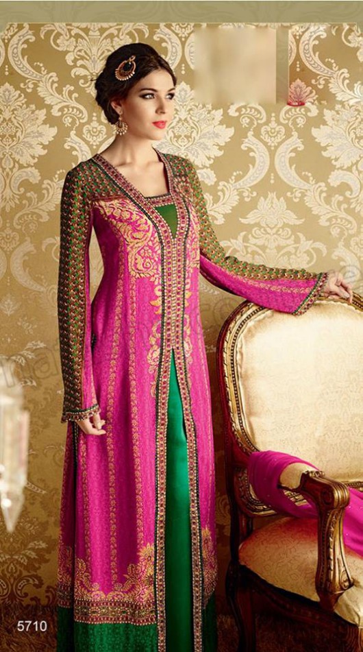 Latest Beautiful Printed Embroidered Outfits Girls Suits by Natasha Couture-2