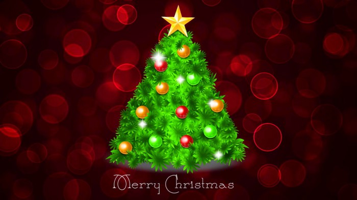 Merry Christmas-X-Mass Beautiful Tree Lights Decoration Eve-Idea-Plan Greeting Card Design Images-Pictures-12