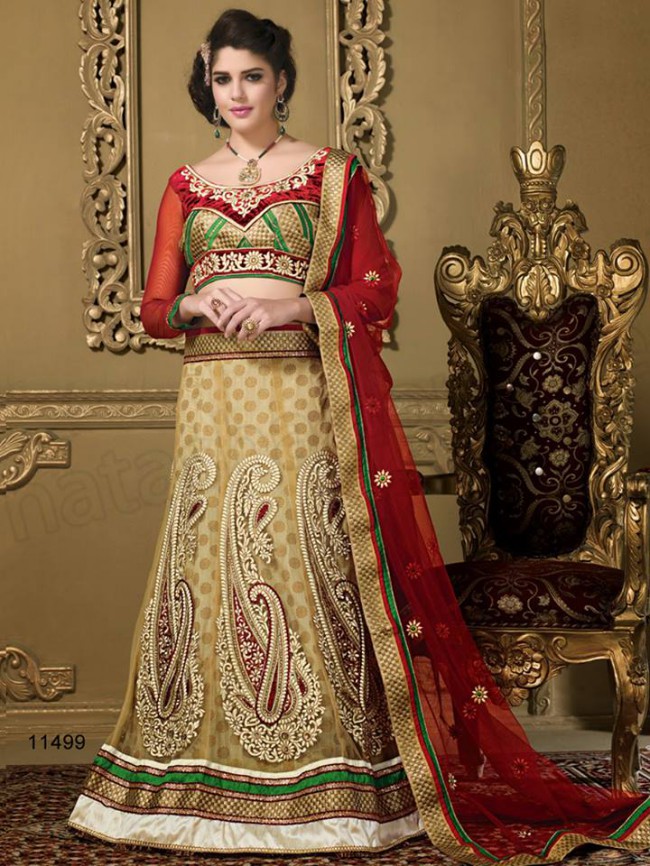 New Fashionable Lehnga Choli-Sharara Winter Indian Wedding-Bridal Dress By Natasha Couture-7