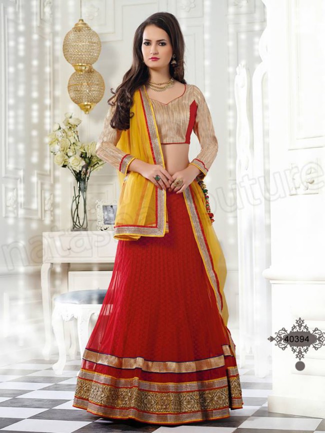 New Fashionable Lehnga Choli-Sharara Winter Indian Wedding-Bridal Dress By Natasha Couture-