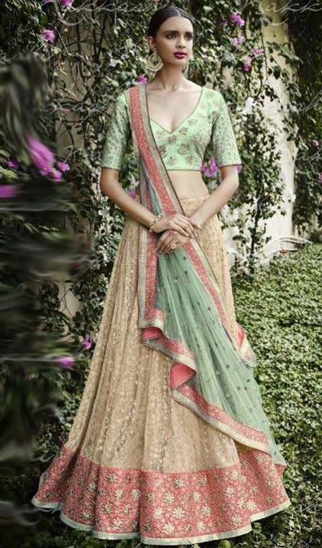 Bridal-Wedding Brides-Dulhan Wear  Lehanga-Choli-Sharara Designs by Fashion Dress Designer Kaneesha-7